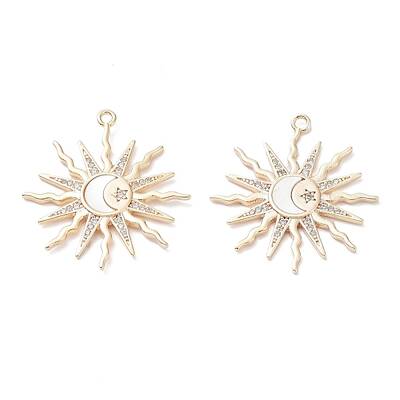 Rack Plating Brass Shell Pendants