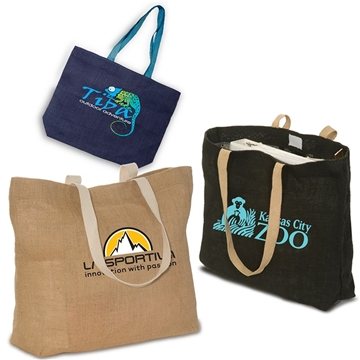 100 Customized Eco-Green Jute Tote Bag - Renewable Fiber & ...