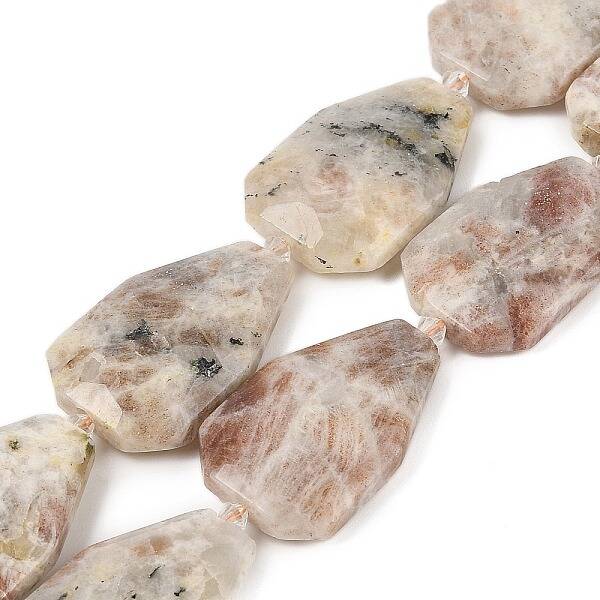 Natural Sunstone Beads Strands