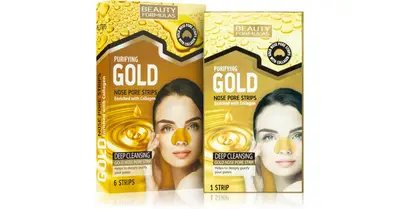 Beauty Formulas Nose Clogged Pores Cleansing Patch With Collagen 6pcs