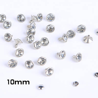 Brass Rhinestone Rivets