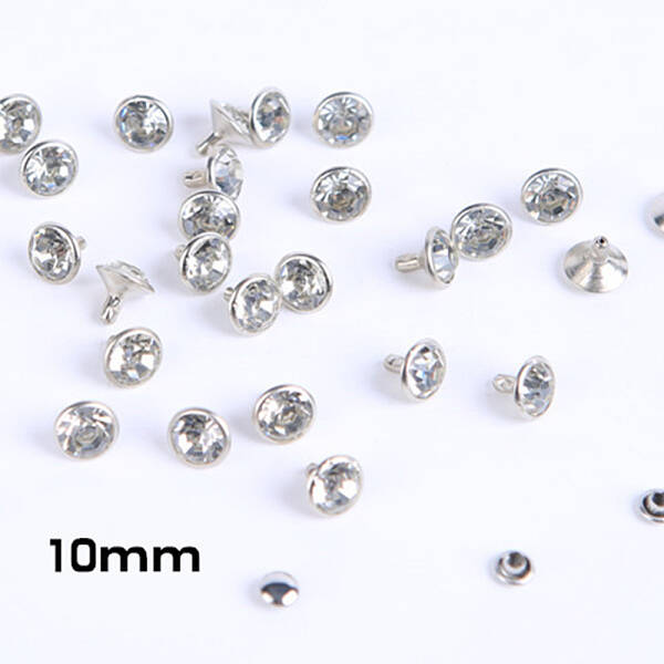 Brass Rhinestone Rivets