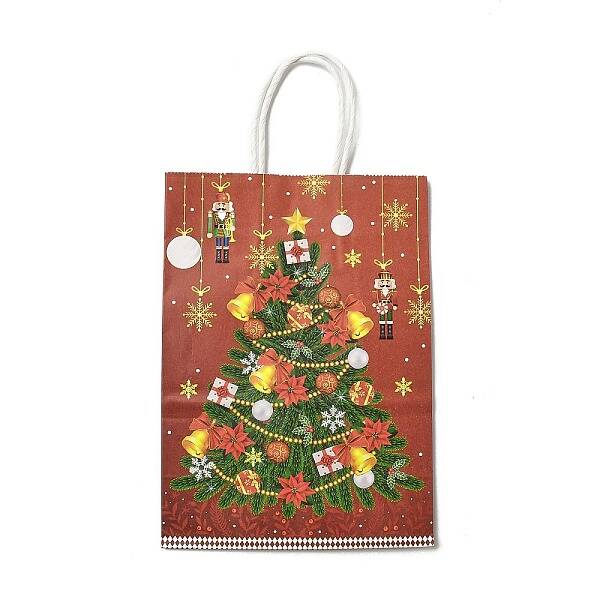 Christmas Nutcracker Kraft Paper Bags