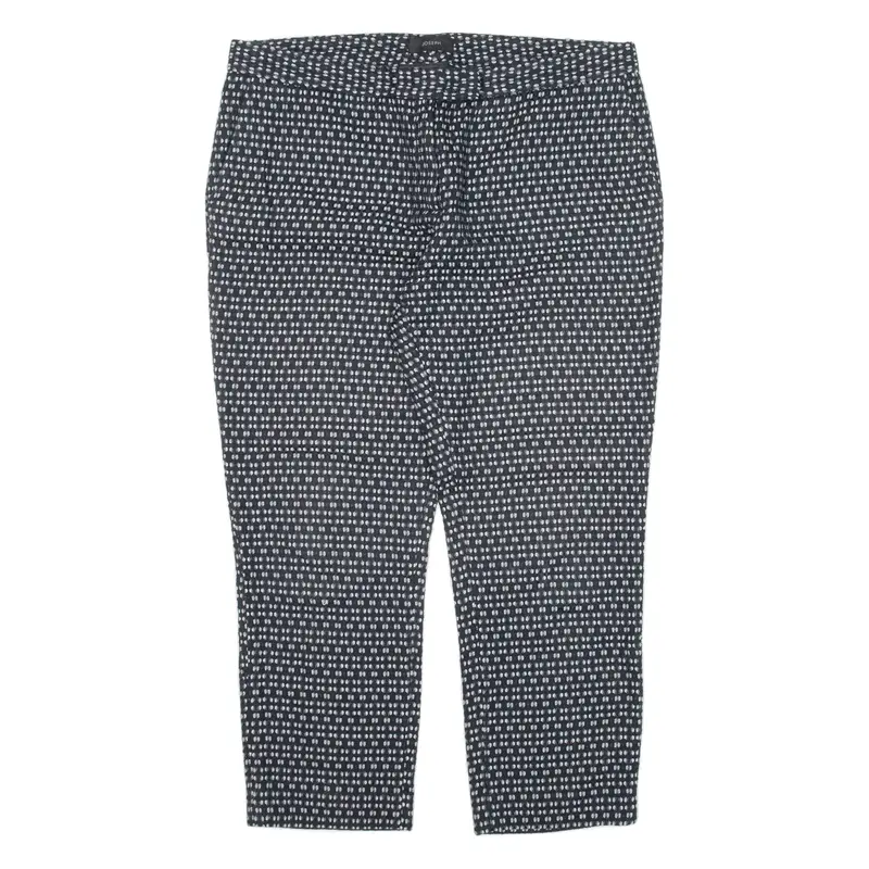 JOSEPH Trousers Black Regular Tapered Womens W34 L24