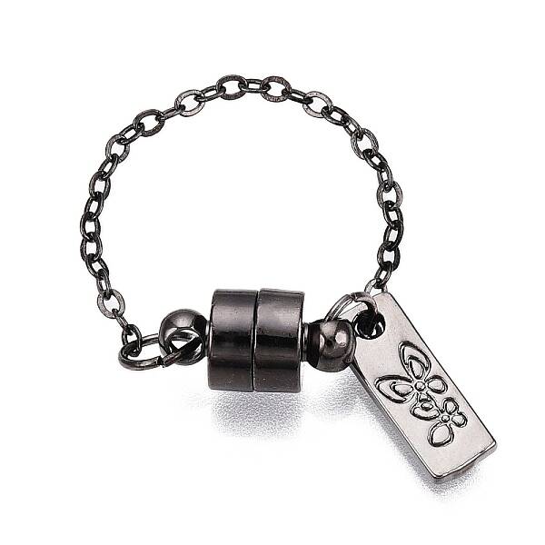 Brass End with Chain