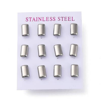 304 Stainless Steel Stud Earrings