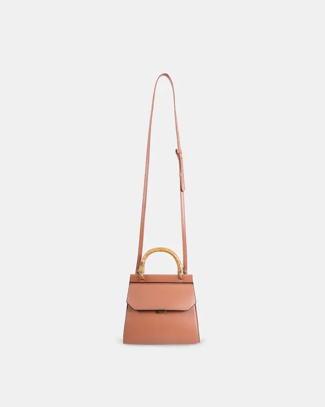 ?? Mini Fir Corn Leather Bag | Color: Tan