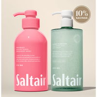 Saltair The Cleanse & Hydrate Bundle - Pink Beach Body Wash & Hyaluronic Acid Body Serum