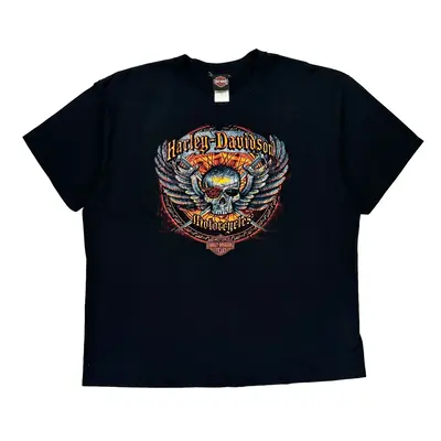Las Vegas Nevada Harley Davidson Graphic T-Shirt - 3XL Navy Cotton