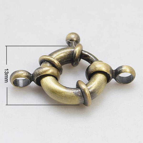 Brass Spring Ring Clasps