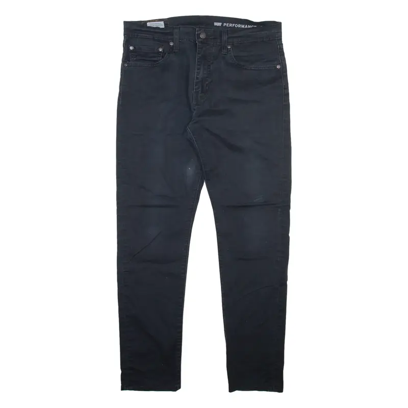 LEVI'S 512 BIG E Jeans Mens Black Slim Tapered W32 L29