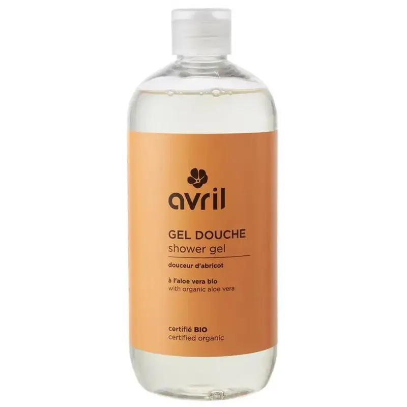 Avril Organic apricot sweet shower gel 500ml