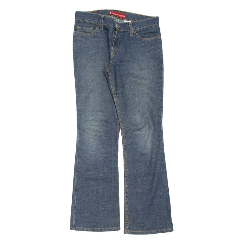 LEVI'S Superlow Stretch Womens Jeans Blue Regular Bootcut Stone Wash W30 L30
