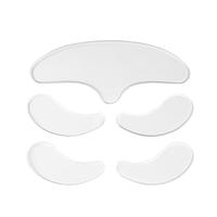 Reusable Silicone Facial Skin Firming Pad, 5 Counts Comfort Multifunction Face Skin Care Tool, Face Forehead Cheek Sticker, S...