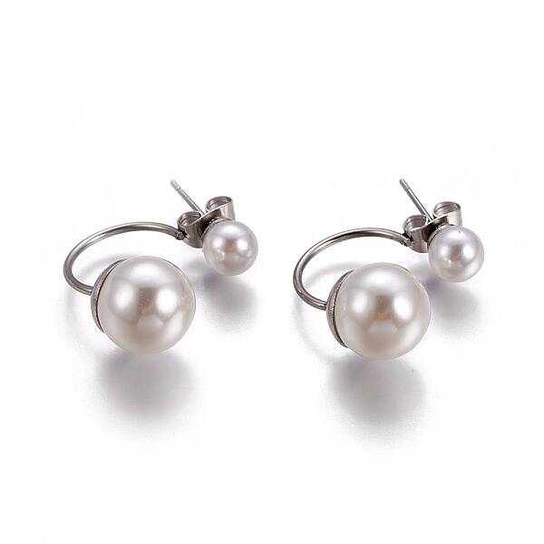304 Stainless Steel Stud Earrings