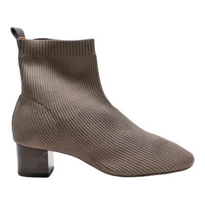LILYSELECT Ankle Boots Grey Synthetic Womens UK 7