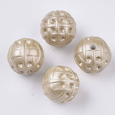 Spray Painted Opaque Acrylic Bead Rhinestone Settings