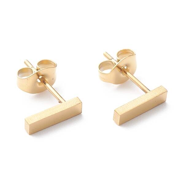 Ion Plating(IP) 304 Stainless Steel Stud Earrings