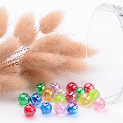 Transparent AB Color Acrylic Beads