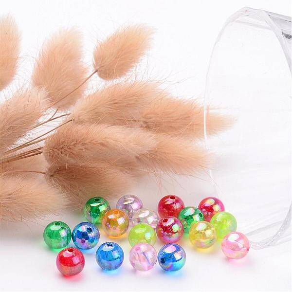 Transparent AB Color Acrylic Beads