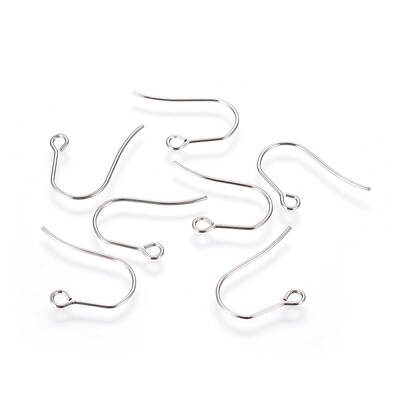 Tarnish Resistant 316 Surgical Stainless Steel Earring Hooks