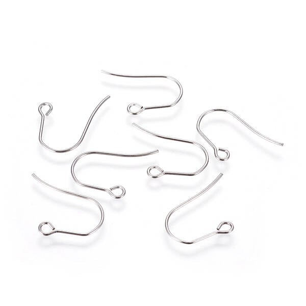 Tarnish Resistant 316 Surgical Stainless Steel Earring Hooks