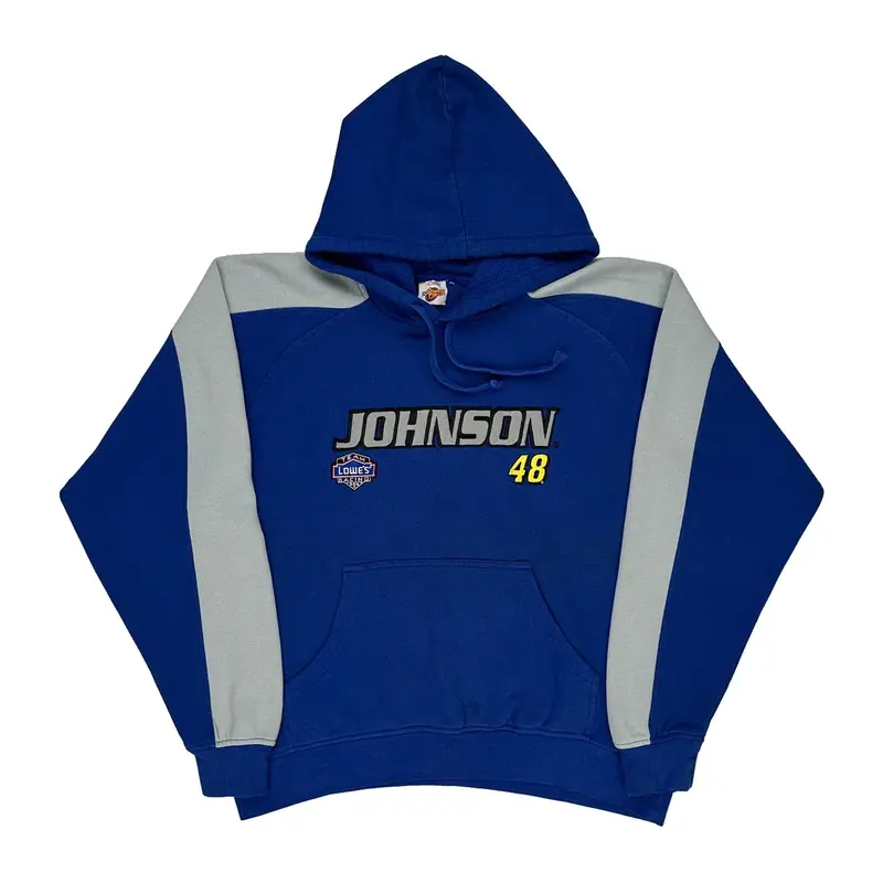 Winners Circle Nascar Hoodie - XL Blue Cotton | Size: x-large