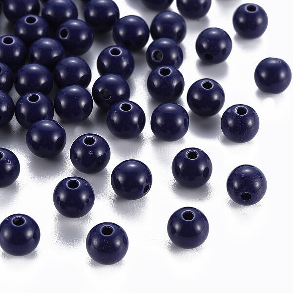 Opaque Acrylic Beads