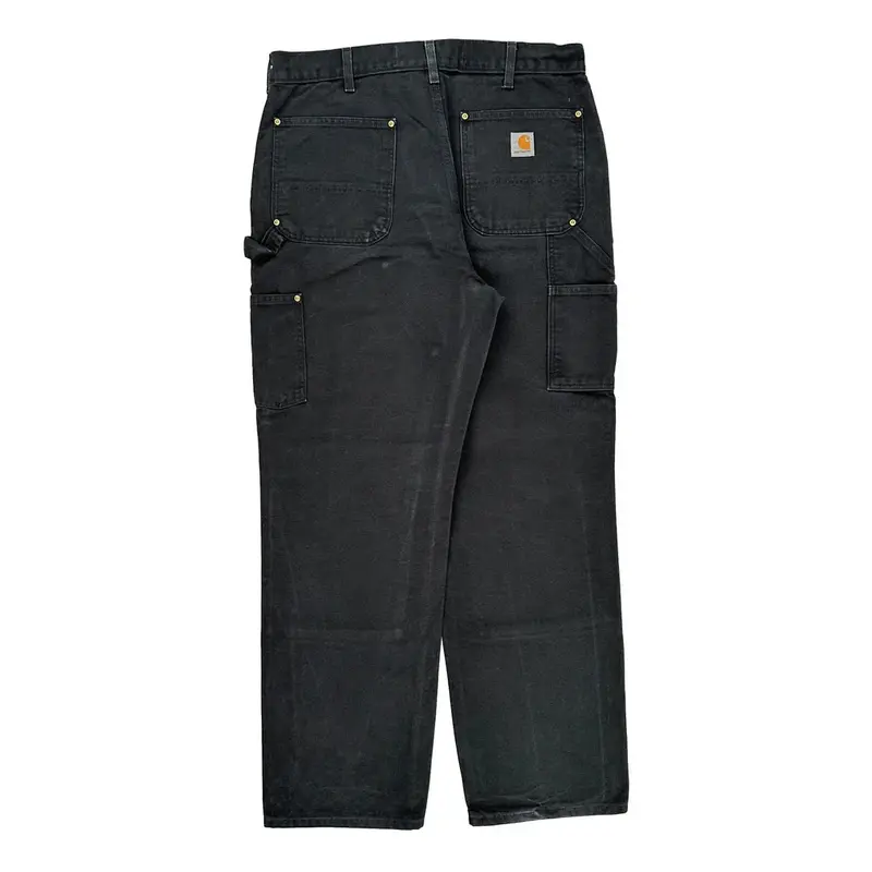 Carhartt Double Knee Carpenter Trousers - 36? Waist Navy Cotton