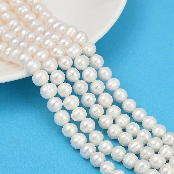 Natural Cultured Freshwater Pearl Beads Strands