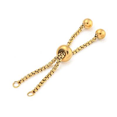 Adjustable 304 Stainless Steel Box Chain Slider Bracelet Making