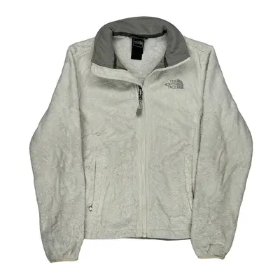 The North Face Fleece Jacket - Small White Polyester