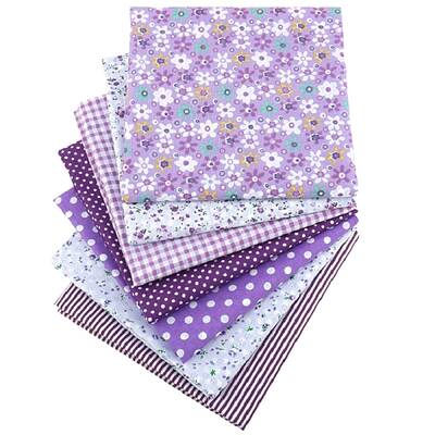 7Pcs Printed Cotton Fabric