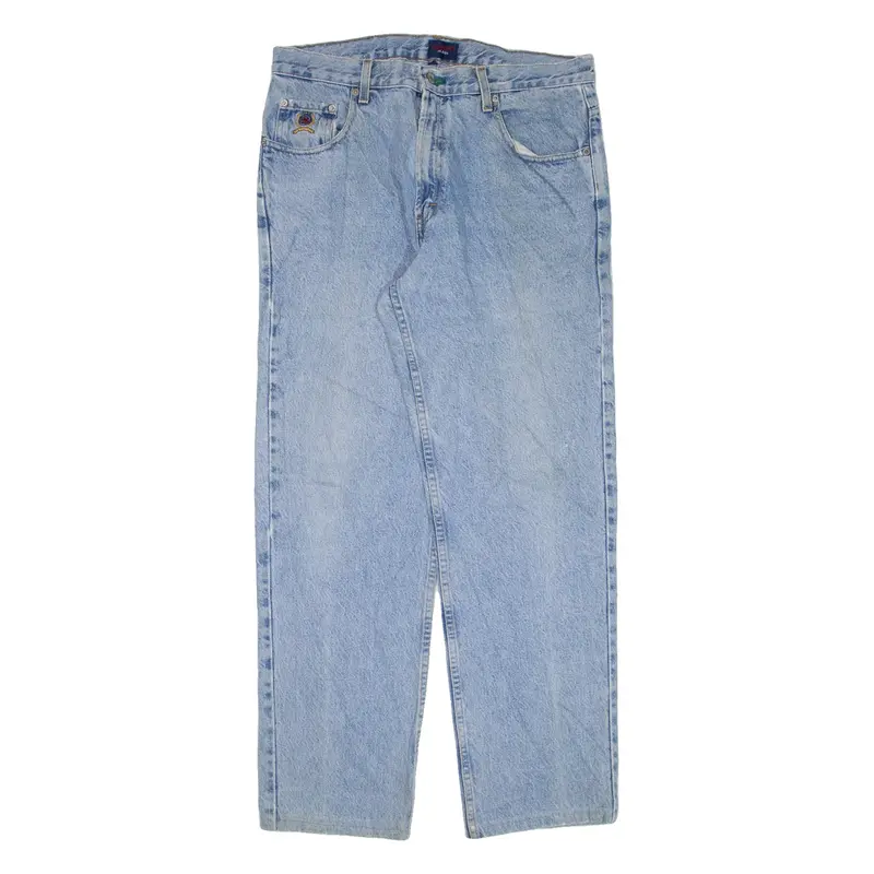 TOMMY HILFIGER Mens Jeans Blue Regular Straight W34 L28