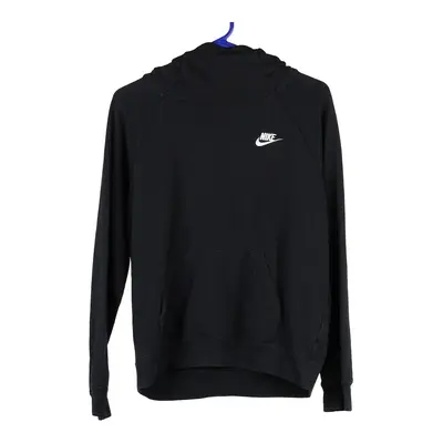 Nike Hoodie - Small Black Cotton Blend