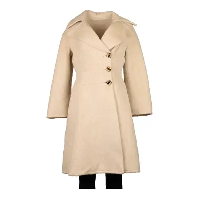 Unbranded Coat - Large Cream Alpaca Blend