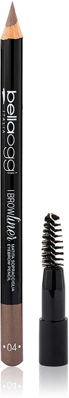 Bellaoggi Eyebrow Pencil With Brush Color Medium Brown 1.1 G