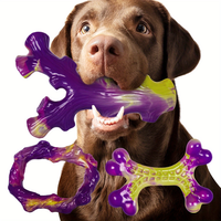 Apasiri Tough Nylon Dog Toys for Aggressive Chewers 3 Pack, Non-Toxic Indestructible Dog Toy for Dogs, Bacon Flavored, Keeps ...