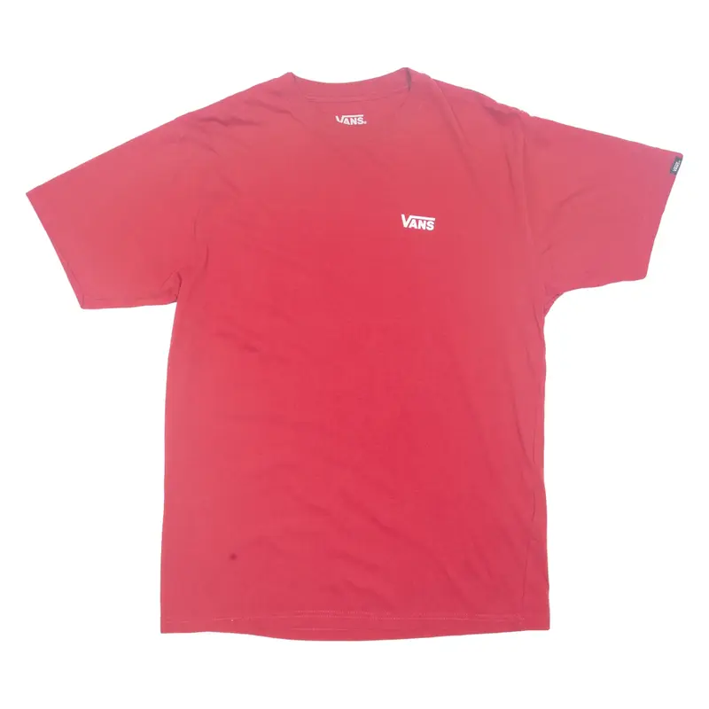 VANS Classic Fit Mens T-Shirt Red M