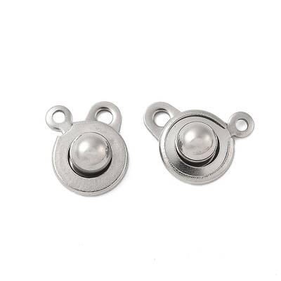 Non-Tarnish 201 Stainless Steel Snap Clasps