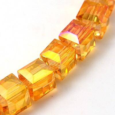 Electorplated Glass Beads