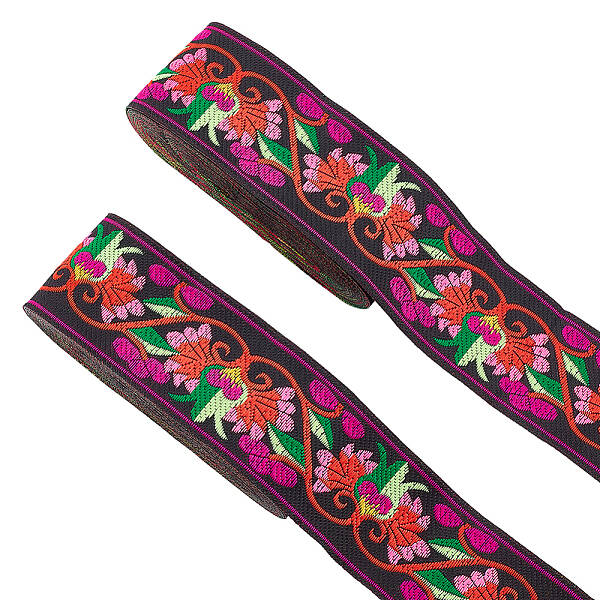 Ethnic Style Polyester Ribbons