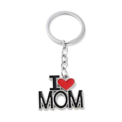 Mother's Day Alloy Enamel Keychains