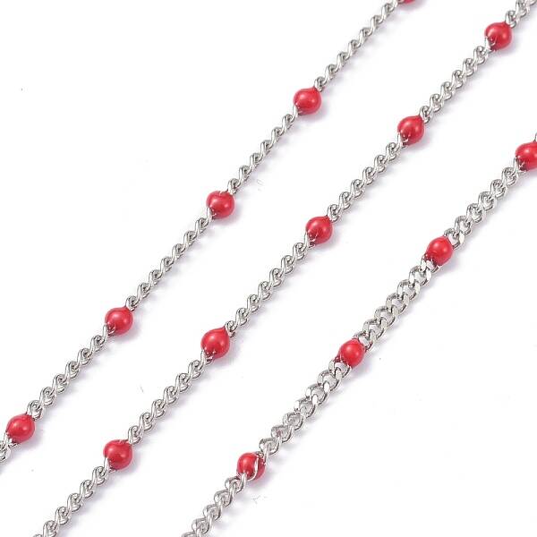 304 Stainless Steel Enamel Curb Chains
