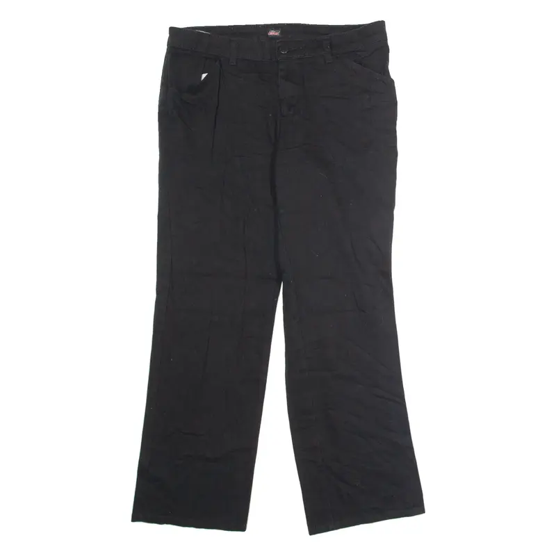 DICKIES Workwear Womens Trousers Black Regular Skinny W32 L27