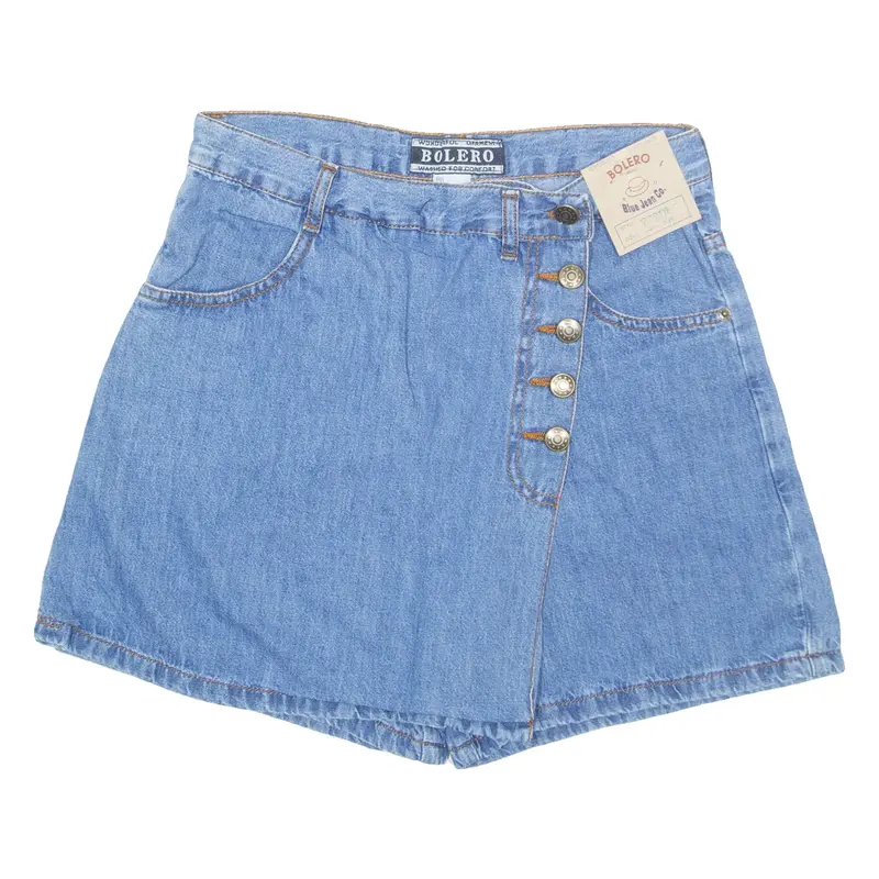 BOLERO Womens Denim Shorts Blue M W28