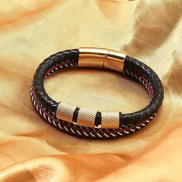 Braided Leather Multi-strand Bracelets
