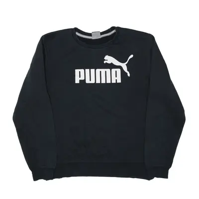 PUMA Sweatshirt Black Mens M