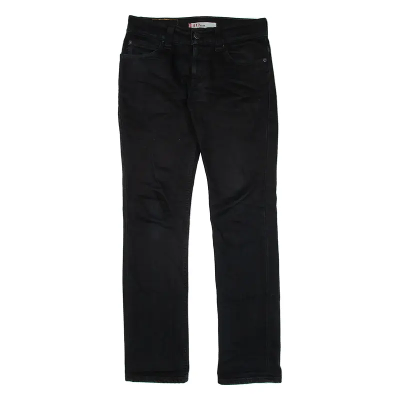 LEVI'S 511 Jeans Mens Black Slim Straight W30 L32