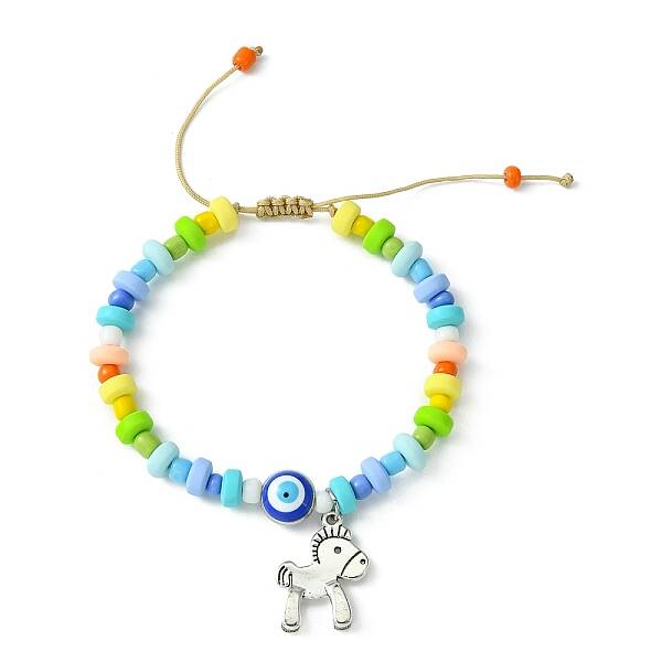 Alloy Hobbyhorse Charm Bracelet